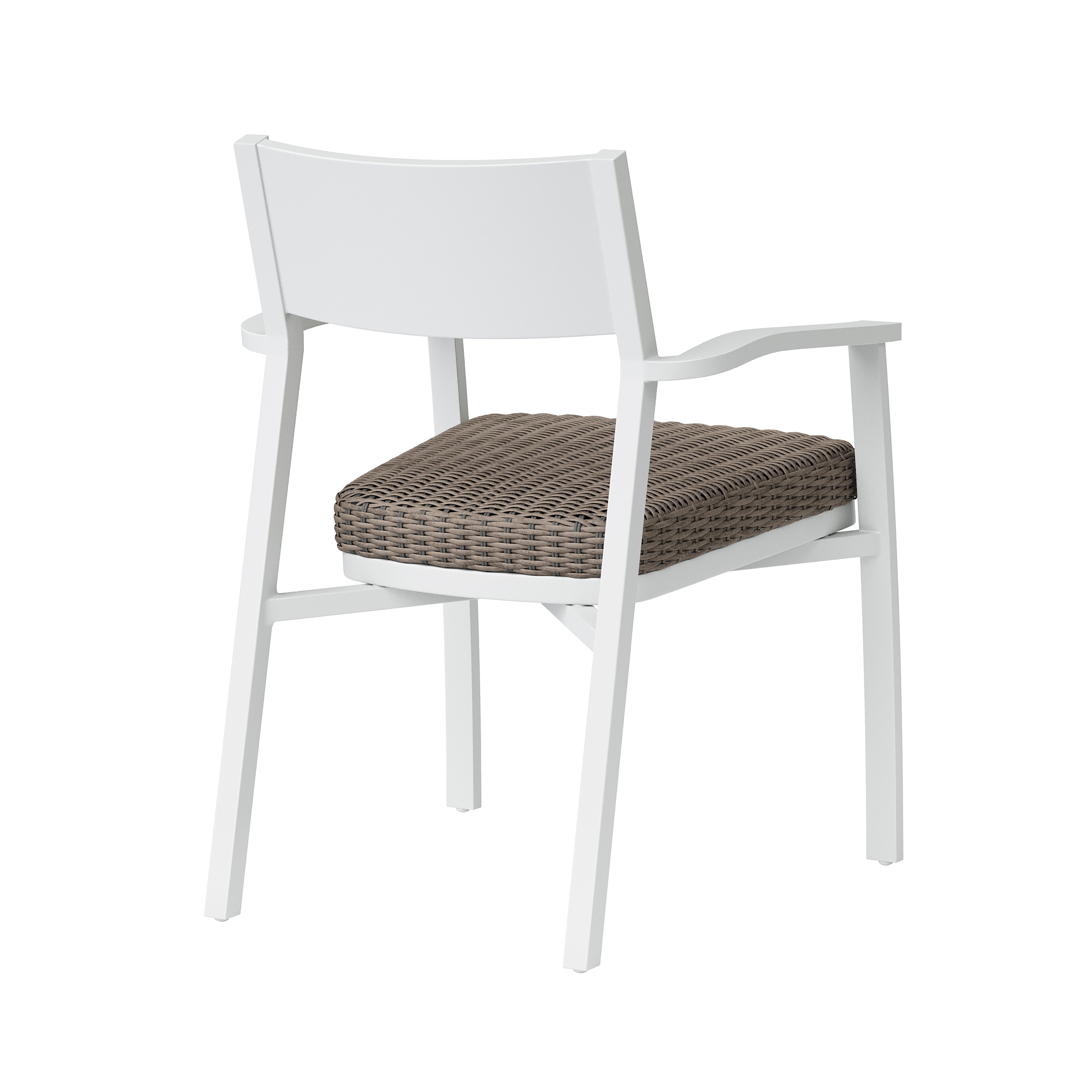 Marina Stack Mixed Media Wicker Dining Chair