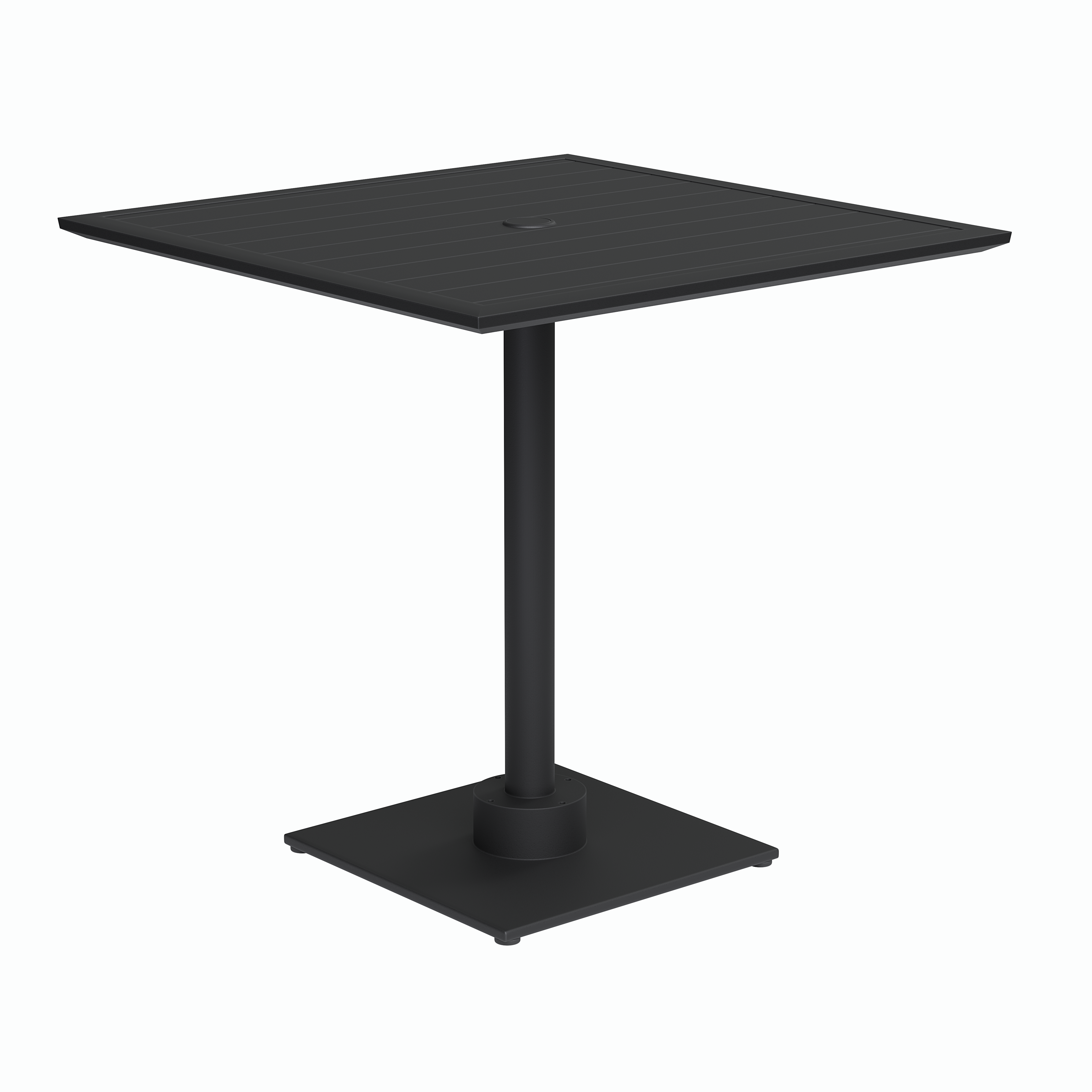 Providence 30" Square Pedestal Slat Top Dining Table