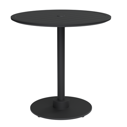 Providence 30" Round Pedestal Slat Top Dining Table
