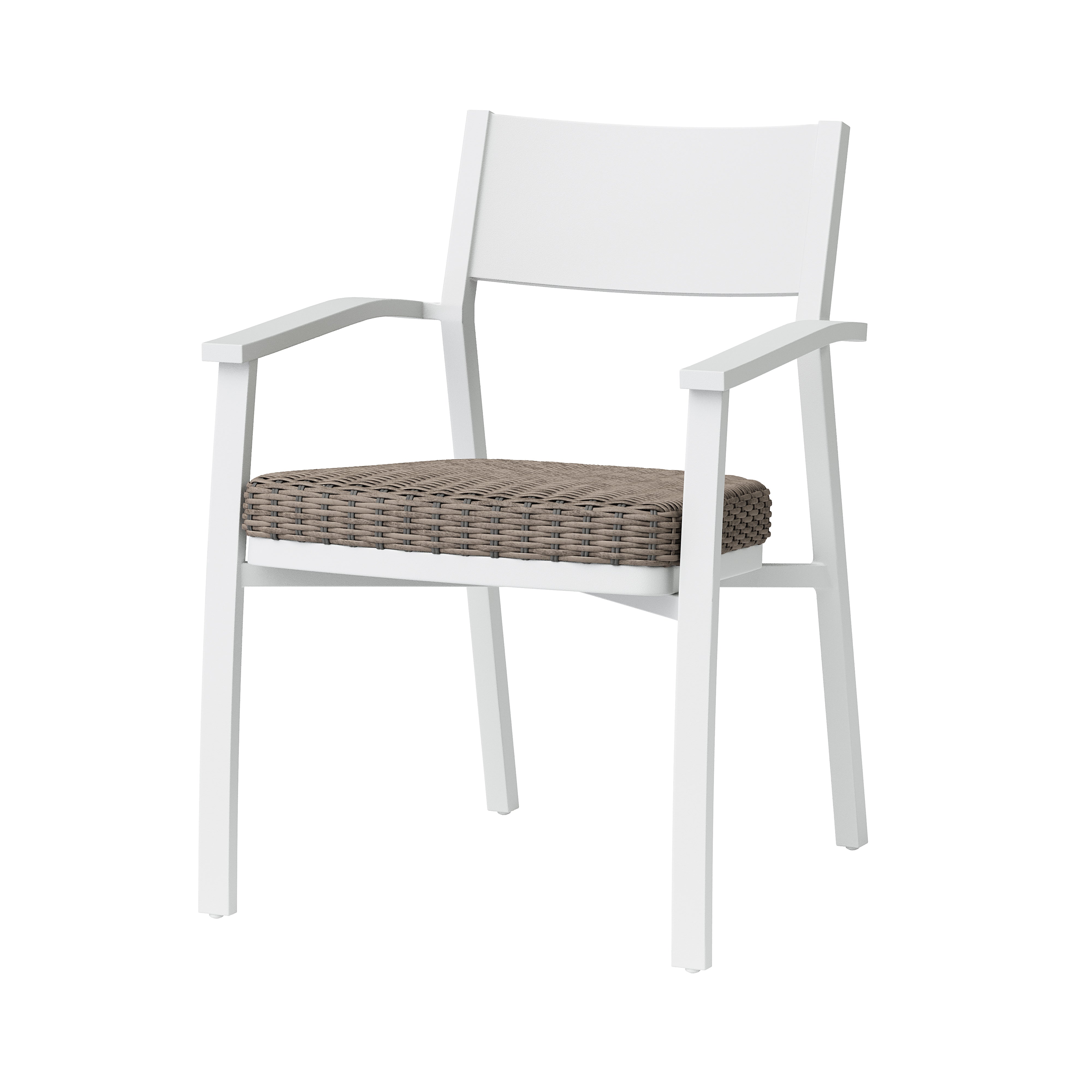 Marina Stack Mixed Media Wicker Dining Chair